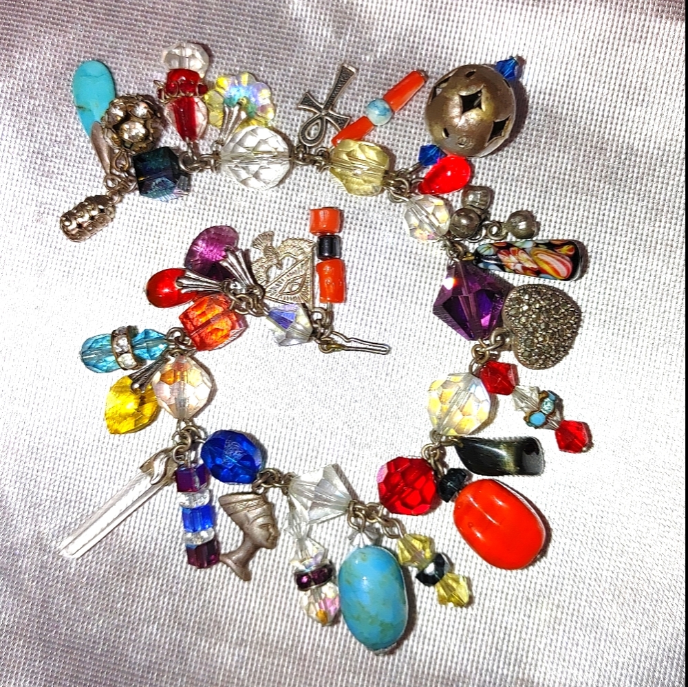 Egyptian Love God charm bracelet